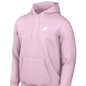 Nike Men's Light Pink Hoodie